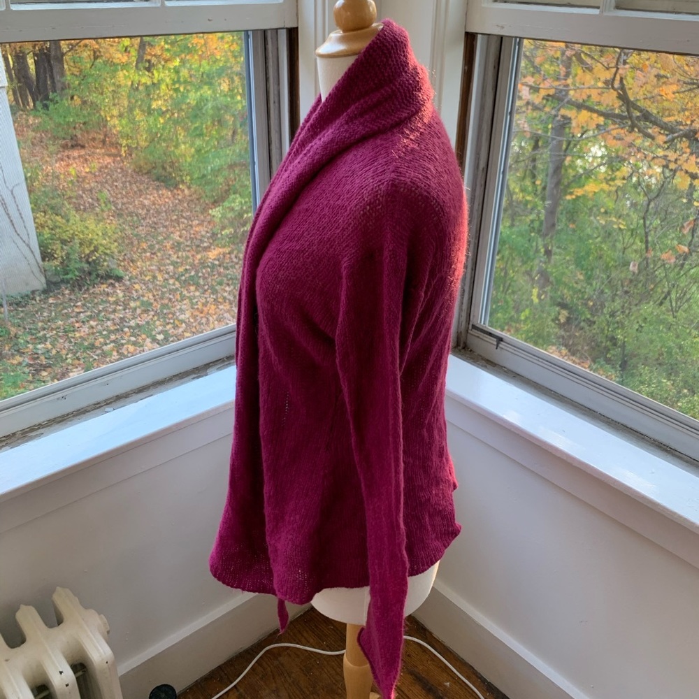 WOODEN SHIPS soft mohair blend open cardigan_6